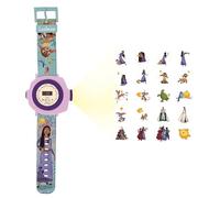 Lexibook, Disney Wish - Reloj de proyección ajustable pantalla digital - 20 imágenes de la película Wish - para Niños - DMW050WI