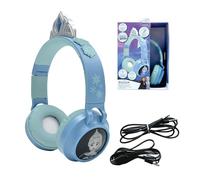 LEXIBOOK Auriculares Disney Frozen 3D 2 en 1 con conexión Bluetooth® y por cable, plegables y con volumen seguro