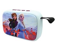 LEXIBOOK, Frozen, Altavoz Bluetooth portátil, Inalámbrico, USB, Tarjeta SD, Batería Recargable, Azul/Morado, BT018FZ