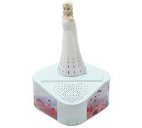 LEXIBOOK, Frozen, Altavoz con figurita Luminosa, Bluetooth 5.0,Puerto USB/USB Tipo C, Blanco/Azul, BTD80FZ