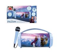 Lexibook, Frozen, Altavoz Karaoke Azul y Morado, BTP585FZZLXB
