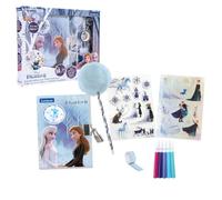 LEXIBOOK Frozen 2 Electrónico Diario Secreto con Accesorios, Efectos de luz, candado y Llave, Pegatinas, bolígrafo con Borla, Azul/Violeta, SD30FZLXB