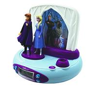 LEXIBOOK Disney El Reloj despertador de proyección de la Reina del Hielo