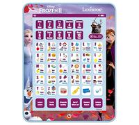 LEXIBOOK JCPAD002FZi5 Frozen Educativo Bilingüe Interactivo Tableta, Juguete para Aprender Letras Números Palabras Ortografía y Música Idiomas Inglés/Italiano, Azul