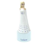 LEXIBOOK, Frozen, Luz nocturna y altavoz para habitación infantil, Cambio de color, Luz suave, Funciona con pilas, Azul/Rojo, NS01FZ