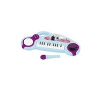 Lexibook, Frozen, Piano electrónico para niños con Efectos Luminosos, micrófono, batería, Altavoz Integrado, melodías de demostración, Lector DJ, Malva/Azul, K704FZ