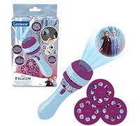 LEXIBOOK - Disney Frozen - Linterna de Bolsillo con proyector de imágenes con 3 Discos and 24 imágenes - LTC050FZLXB