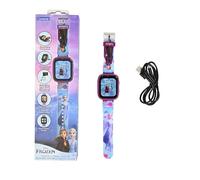 LEXIBOOK, Frozen, Reloj con cámara Selfie, Pantalla táctil HD, Cámara 720p, Reproductor MP3, Altavoz Integrado, Dictáfono, Podómetro, 5 Juegos, Azul/Morado, DMW070FZ