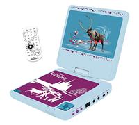 LEXIBOOK Frozen Disney Lector DVD Portátil 7" con Puerto USB Y Mando, Azul (Lexibook DVDP6FZ)