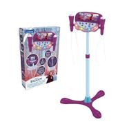 Lexibook, Frozen, Set Soporte Altavoz Luminoso, S160FZ | Altura ajustable, 2 micros, luz, MP3, Aux-in, Bluetooth, efectos vocales, púrpura/azul