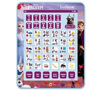 Lexibook Frozen-Tableta educativa bilingüe parlante, Juguete para Aprender Letras, números, Vocabulario y música, Idiomas alemán/inglés, Azul (JCPAD002FZi3)