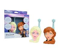 Lexibook Walkie-talkies Frozen 3D Disney - Alcance 500 m, 2 canales, clip cinturón, Azul