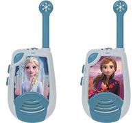 Lexibook, Frozen, Walkie-Talkies digitales, 2 km de alcance de transmisión, función de luz Morse, clip para el cinturón de transporte, funciona con pilas, Azul, TW25FZ