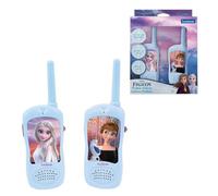 LEXIBOOK Frozen Walkie-talkies, Pinza para Colgar del cinturón, batería, TW11FZLXB