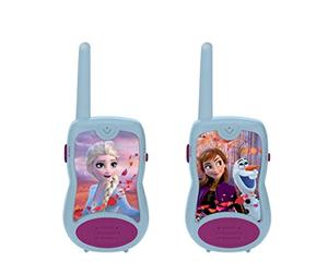 Lexibook, Frozen, Walkie-Talkies, TW12FZ | Alcance 200m/650ft, 2 canales, juego comunicación, clip cinturón, con pilas, azul