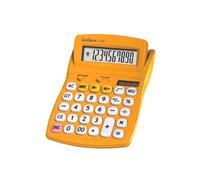 LEXIBOOK - FRUITIES® Calculadora de sobremesa con Pantalla inclinable, 10 dígitos, Funciones básicas y avanzadas, Teclas Grandes, Alimentación Solar y a Pilas, Amarillo, C210DLXB