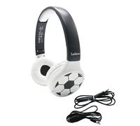 LEXIBOOK - Fútbol - Auriculares 2 en 1 Bluetooth y con Cable con micrófono y botón de Control, Plegables y Ajustables, batería Recargable de Larga duración, HPBT010FOLXB