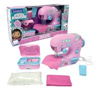 LEXIBOOK, Gabby's Dollhouse, Máquina de Coser con Accesorios, luz y Pedal, Juguete de rol, Juego de diseño de Moda, Rosa, SW100GDHLXB