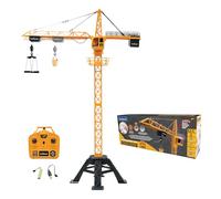 LEXIBOOK, Grúa RC Crosslander, RCP35 | Torre 1,28m, levanta hasta 500g, efectos de sonido y luz