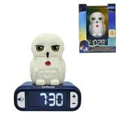 LEXIBOOK, Hedwig, Reloj Despertador con luz Nocturna Hedwig, Sonidos y melodías, Pantalla LCD retroiluminada, Luminoso, Snooze, RL800HP1LXB