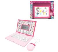 Lexibook, Hello Kitty - Ordenador portátil Educativo bilingüe inglés/alemán, 164 Actividades: Idioma, Escritura, matemáticas, lógica, música y Juegos, para niños y niñas, JC598HKi3LXB