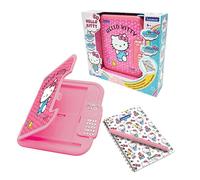 Lexibook, Hello Kitty SD50HK - Agenda electrónica con bolígrafo y cuaderno incluidos, interactiva, protegida por contraseña, características divertidas, efectos de sonido, rosa/blanco, SD50HK