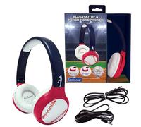 LEXiBOOK, HPBT010BL - Auriculares Bluetooth 2 en 1 con Cable y micrófono y Botones de Control, Plegables y Ajustables, batería Recargable de Larga duración, HPBT010BL