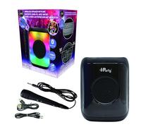 LEXIBOOK, iParty, Altavoz portátil Bluetooth con micrófono, Volumen de Sonido Potente, Efectos de luz Multicolor, Batería Recargable, K8310