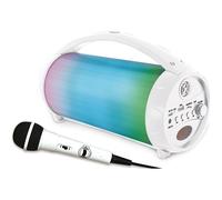 Lexibook iParty Altavoz Portátil Bluetooth con Efectos Luminosos, Micrófono y Cable Extraíble