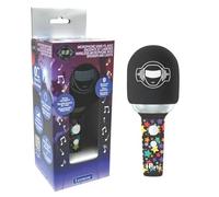 Lexibook, iParty, Micrófono inalámbrico con Altavoz, 4 modificadores de Voz, Efectos de luz Multicolor, Batería Recargable (MIC280)