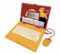 Lexibook JC598ANi1 Disney The Lion King Simba, computadora educativa bilingüe francés/inglés, Juguete para niños con 124 Idiomas, Escritura, matemáticas, lógica, Actividades Musicales y Juegos,