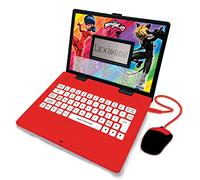 Lexibook JC598MIi3 Miraculous con Ladybug Bilingüe Portátil Educativo Inglés y Alemán 124 Actividades Matemáticas Lógica Música Reloj Juguetes Juegos para Niñas