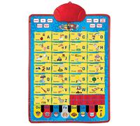 LEXIBOOK Póster Educativo bilingüe de la Patrulla Canina, Vocabulario, música, cuestionario, M (JCMAT10PAi1)