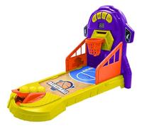 LEXIBOOK, Juego electrónico de Baloncesto, Efectos de luz y Sonido, Panel móvil, 3 Niveles de dificultad, 1 a 4 Jugadores, Morado/Amarillo, JG910