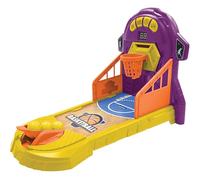 LEXIBOOK, Juego electrónico de Baloncesto, Efectos de luz y Sonido, Panel móvil, 3 Niveles de dificultad, 1 a 4 Jugadores, Morado/Amarillo, JG910LXB