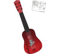 Lexibook, The Voice, Mi Primera Guitarra acústica, 6 Cuerdas de Nylon, 53 cm, Guía de Aprendizaje incluida, Rojo/Negro, K200TV