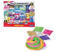 LEXIBOOK, Kit de Diferentes Texturas elásticas para moldear, Rosa, Verde, Amarillo, Violeta, Azul, Plata, Dorado, CRMIXD2