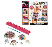 LEXIBOOK, Kit de Pulseras elásticas para Tejer Rock 'n' Roll, Rosa Violeta Azul Verde Naranja Amarillo Rojo Negro Blanco, CRLOOM6LXB