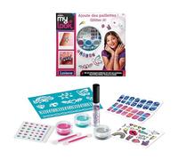 LEXIBOOK, Kit de Tatuajes Brillantes y Arte de Uñas con Purpurina, CRSS16