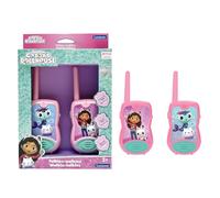 LEXIBOOK, La Casa de Muñecas de Gabby, Walkie-Talkies 200m, Juego de comunicación para niños, Clip para cinturón, Funciona con Pilas, Rosa, TW12GDHLXB