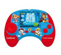 Lexibook, La Pat' Patrulla, Power Console®, Consola de Juegos educativos bilingüe francés/inglés con 100 Actividades, JCG100PAi1, Azul/Rojo