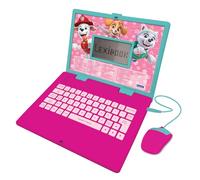 Lexibook, La Patrulla Canina, Ordenador Educativo Bilingüe Francés/Holandés, Juguete para Niños con 124 Actividades para Aprender, Diversión y Piano, Rosa, JC598PAGi10LXB