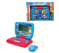 Lexibook, Laptop Educativo bilingüe parlante Paw Patrol, 40 Actividades, 6 categorías de Aprendizaje, Historias animadas, inglés e Italiano, Azul/Rojo, JC398PAi5LXB