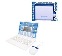 Lexibook, Laptop Educativo, Laptop Educativo Bilingüe, Inglés y Español, 164 Actividades de Aprendizaje, Pantalla LCD, Teclado, Juegos Divertidos y Descubrimiento, Azul, JC601i2LXB