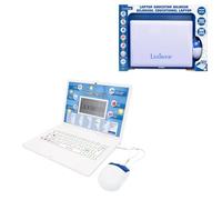 Lexibook, Laptop Educativo, Laptop Educativo Bilingüe, Italiano/Inglés, 164 Actividades Educativas, Pantalla LCD, Teclado, Juegos Divertidos y Descubrimiento, Azul, JC601i5LXB