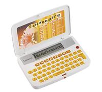 Lexibook - Le dictionnaire de recettes, 500 Recetas del Libro 500 recettes Express de A à Z : sopas, ensaladas, postres - Glosario de términos técnicos - Lista de la Compra - Blanco/Naranja - DN602FR