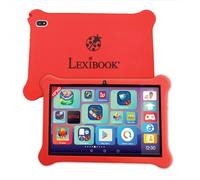 Lexibook, Lexipad 10'' -Tableta Ludo Android, diseñada para Toda la Familia, Contenido Educativo y Divertido, Control Parental, Color Rojo/Blanco (TLN10FR)