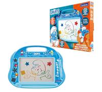 Lexibook, Los Pitufos, Pizarra Mágica Formato A5 con accesorios magnéticos, Azul, CRSF550