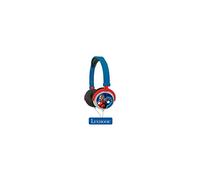 LEXIBOOK, Los Vengadores, Auriculares estéreo, Volumen Seguro para niños, Plegables y Ajustables, Azul/Rojo, HP010AV