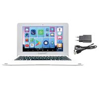 Lexibook LT10DE LAPTAB 10, ordenador portátil con pantalla táctil, diseñado para toda la familia, contenido educativo y divertido, alimentado por Android, control parental, ultra plano y ligero